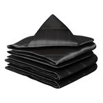 Heart Home Tirpal (6x6 Feet) 120 GSM Tadpatri | Tharpai | Thadika | Waterproof Tarpaulin Sheet | Lightweight Premium Tirpal | Eco-Friendly Tent Tirpal | Black