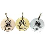 Personalised Engraved Dog ID Tag, Dog Breeds