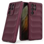 Zapcase Back Case Cover for Samsung Galaxy S21 Ultra 5G | Compatible for Samsung Galaxy S21 Ultra 5G Back Case Cover | Liquid Silicon Case for Samsung Galaxy S21 Ultra 5G with Camera Protection | Plum