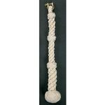 Handmade Rustic Cotton Bell Monkey fist Knot Fancy ropework Bell Rope (Large)