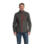 Spyder Men's Standard Bandit Hybrid Full Zip Fleece Jacket, Polar