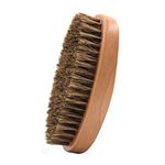 Boar Bristle Beard Brush For Men Made of Solid Wood with 100% First-Cut Boar Hair Firm Bristles To Tame and Soften Your Facial Hair