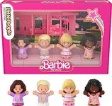 Little People Collector Barbie The Movie Special Edition Set for Adults & Fans, 4 Figures in Display Box