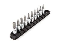 TEKTON 1/4 Inch Drive Hex Bit Socket Set, 10-Piece (5/64-5/16 in.) | SHB90101