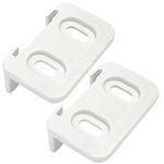 Spares2go Sliding Hinge Door Guide Slider Brackets for Stoves Fridge Freezer (Pack of 2)