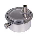 Midline Valve HBW-6B18 Gorton Steam Air Vent #6 Heat Regulator Valve; Angle Mount; 1/8 in. NPT; Chrome Plated Steel