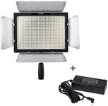 Yongnuo YN600L 3200K-5500K PRO LED VIDEO LIGHT FOR CANON NIKON CAMERA CAMCORDER with Power charger