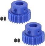 HARFINGTON 2pcs Spur Gear 6mm Bore Pinion Gear 26T Mod 1 Plastic Motor Gear for RC Car Replacement Parts Accessories Electric Grinder Gearbox Reduction Gear Gear Reducer