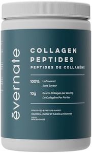 Collagen Peptides Powder | Unflavored Hydrolyzed Collagen Protein for Hair, Skin, Nails, Bones & Joint Support | Collagen for Women and Men | Non-GMO, Organic, Grass-Fed, Keto (300g)