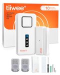 tiiwee Home Alarm System Wireless Kit X1 - Complete alarm system with X1 siren, 2 window door sensors and 2 remote controls - window alarm door alarm