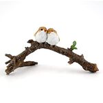 Top Collection 4404 Miniature Fairy Garden & Terrarium Lover Birds on Branch Statue, Small