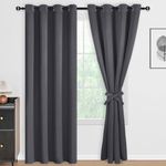 DWCN 100% Blackout Curtains for Bed