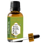 Indus Valley 100% Pure Natural & Organic, Undiluted Cypress Essential Oil with Glass Dropper for Skin, Hair Care -15ml