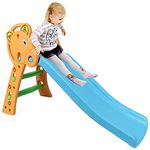 Webby Foldable Garden Slide Toy for Kids - Orange & Blue