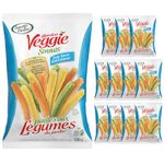 Sensible Portions Veggie Straws, Zesty Ranch Flavour, Gluten-Free Chips, 120 Gram Bag, 12-Pack