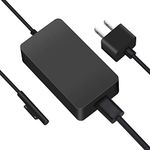 Surface Pro Charger for Microsoft Windows Surface Pro, Surface Laptop 3 2 1, Surface Book 2 1 X Surface Pro 7 Pro 6 Pro 5 Pro 4 Pro 3 65W fit Model 1706 1800 1625 Charger