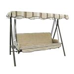 Garden Winds Replacement Canopy Top for Lowe's Garden Treasures SC-GSN and SC8844GSN Three Person Swing (Beige Color)