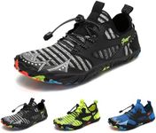 QICHEN Mens Water Shoes Aqua Shoes 