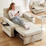 WEUP 42.5" Sleeper Chair Bed, 3-in-