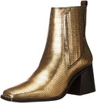 Vince Camuto Women's Sojetta Block Heel Bootie Ankle Boot, Bronze, 7