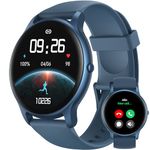 Parsonver Smart Watch(Answer/Make Call), 1.32" HD Fitness Watch for Men Women, Smartwatch 100+ Sport Modes IP68 Waterproof, Heart Rate Sleep Monitor, Fitness Tracker for Android iOS, Blue