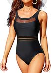 Tempt Me Women One Piece Mesh Swims