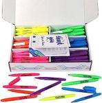 Color Swell Multi-Color Bulk Highlighters 96 Pack with 4 Bonus Mini Markers