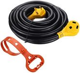 Miady 30ft TT-30 RV Extension Cord, Easy Unplug Design with Cord Organizer, 30Amp/10 Gauge