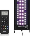 hygger Fish Tank Light, Aquarium Light with Remote Control Customizable Full Spectrum LED Fish Tank Light, Default & Weather Mode Freshwater Planted Tank DIY Mode (24w (45-60cm Fish Tank))