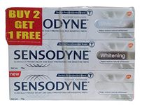 Sensodyne Toothpaste - Whitening, 3x70g Promo Pack