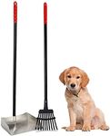 Dogit Waste Scoop & Rake Combo, Dog Pooper Scooper for Grass & Gravel, Large