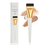 docolor Foundation Brush One Line, White Flat Head One Line Foundation Brush, Flat Foundation Brush for Liquid Make-up, Flat Head Brush, Blending Foundation, Cream, Powder, Blush