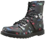 Volcom Women's Go Figure Combat Boot,Black Floral,6 M US