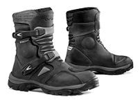 Forma FORC50 W-9938 Adventure Low WP Motorcycle Boots CE Approved, Black, 42