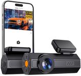 Dash Cam Front 2.5K: VEEMENT Mini Dash Cam for Cars, 1440P Car Camera with APP, WiFi Dash Cam with WDR Night Vision, 24 Hours Parking Monitor Dashcams, 170°Wide, G-Sensor