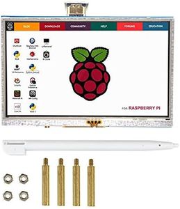 Padarsey - Pantalla táctil de 5 pulgadas 800x480 TFT LCD interfaz HDMI compatible con Raspberry Pi 2B 3B 3B+ BB Negro, Banana Pi Windows 10 8 7