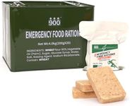 Emergency Food Rations Bars - Original Flavor Hardtack, Mre Meals 2025, 15 Days Emergency Meals Survival Foods Bars, Emergency Supplies for Disaster Preparedness, Tin Pack, Long Shelf Life