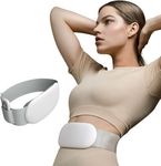 AMAZMASS Cordless Waist and Abdomen Massager with Heat, Portable Heating Pad for Relaxation and Comfort, 6 Modes & 16 Intensity Levels, Rechargeable with Remote Control