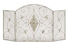 Deco 79 Metal Fire Screen, 52 by 32-Inch