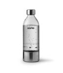 Aarke PET Bottle for Sparkling Water Maker Carbonator 3, BPA free with Details in Steel, 0.8 Litres