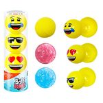 3 x Emoji Bath Bombs from Zimpli Kids, Create a Fizzing Bath Time Adventure Children’s Baff Bombz, Certified Biodegradable and Vegan Friendly Gift