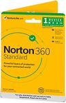 Norton 360 Standard |1 User 1 Year|Total Security for PC, Mac, Android or iOS|Additionally Includes Password Manager,PC Cloud Back Up,SafeCam for PC |Physical Delivery |No CD