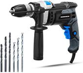 Hammerhead 7.5-Amp 1/2 Inch Variable Speed Hammer Drill with 6pcs Bit - HAHD075