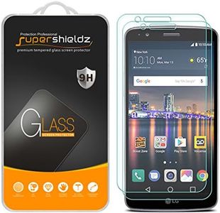 (2 Pack) Supershieldz for LG Stylo 3 Phone Tempered Glass Screen Protector Anti Scratch, Bubble Free