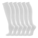 NOVAYARD 6 Pairs Compression Socks for Women &Men 20-30mmhg Medical Fasciitis Varicose Medias