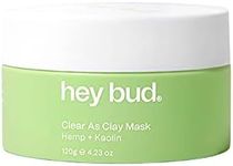 Hey Bud - Clear as Clay Hemp Clay Face Mask - Vegan, Cruelty Free - 120g