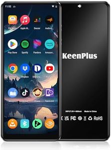 144GB MP3/MP4 Player-KeenPlus Android 9 Bluetooth/WiFi/3.5mm Jack Headphone 4" FHD Touchscreen with Spotify Audio Player with Speaker/Voice Recorder FM Radio Up to 512G Expandable ROM