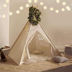 Kids Teepee Tent for Kids - with Light String | Teepee Tent for Kids | Kids Play Tent | Kids Teepee Play Tent | Toddler Teepee Tent for Girls & Boys