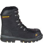 Caterpillar Men's Premier 8" Waterproof Composite Toe Work Boot,Black Full Grain