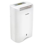 Ivation 19 Pint Small-Area Desiccant Dehumidifier Compact and Quiet - with Continuous Drain Hose for Smaller Spaces, Bathroom, Attic, Crawlspace and Closets - for Spaces Up to 410 Sq Ft